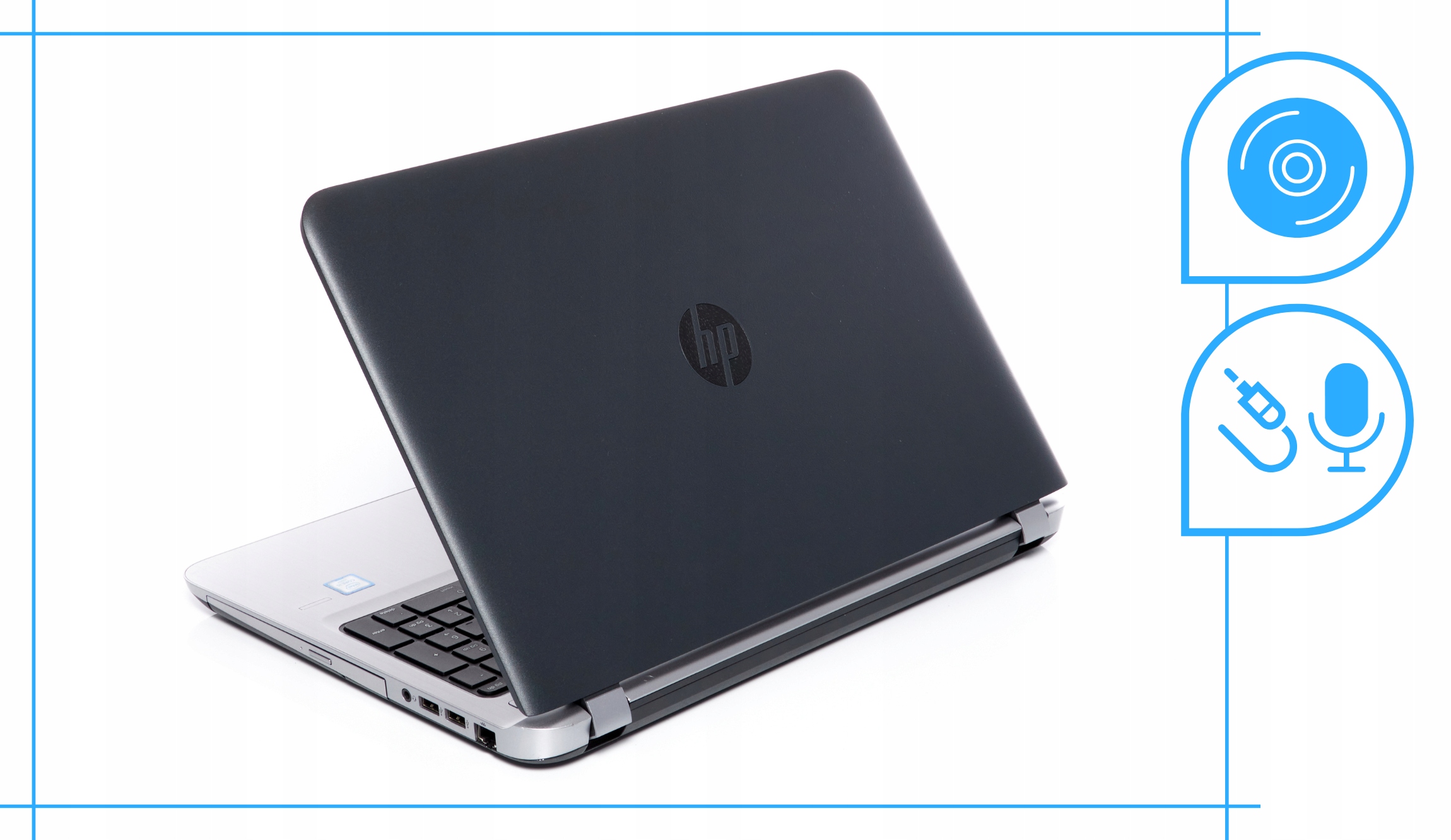 HP Probook 450 G3 Intel Core i5 8GB DDR3 256GB SSD DVD