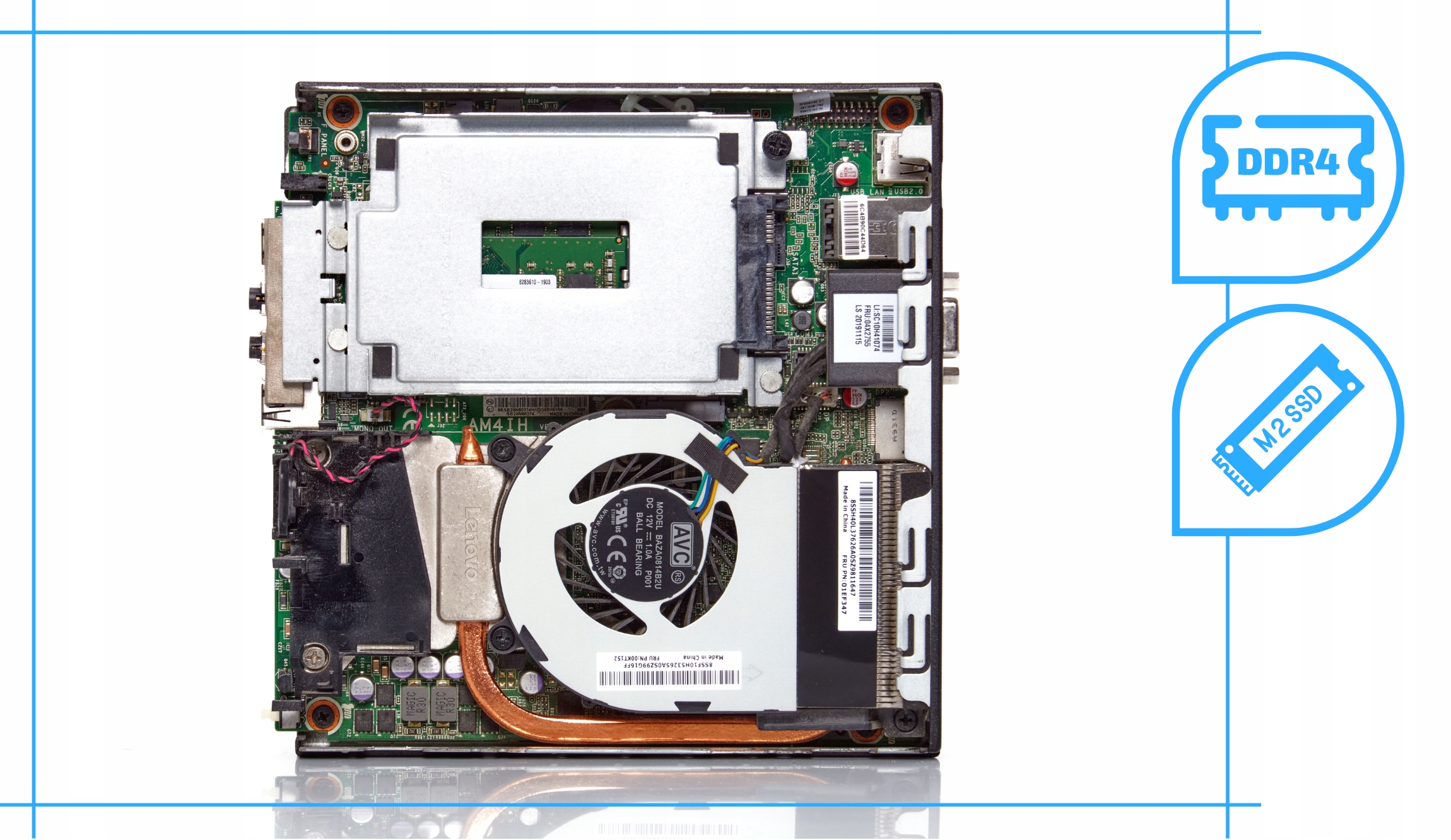 Lenovo Thinkcentre M715q AMD Ryzen 5 16GB DDR3 512GB SSD Windows