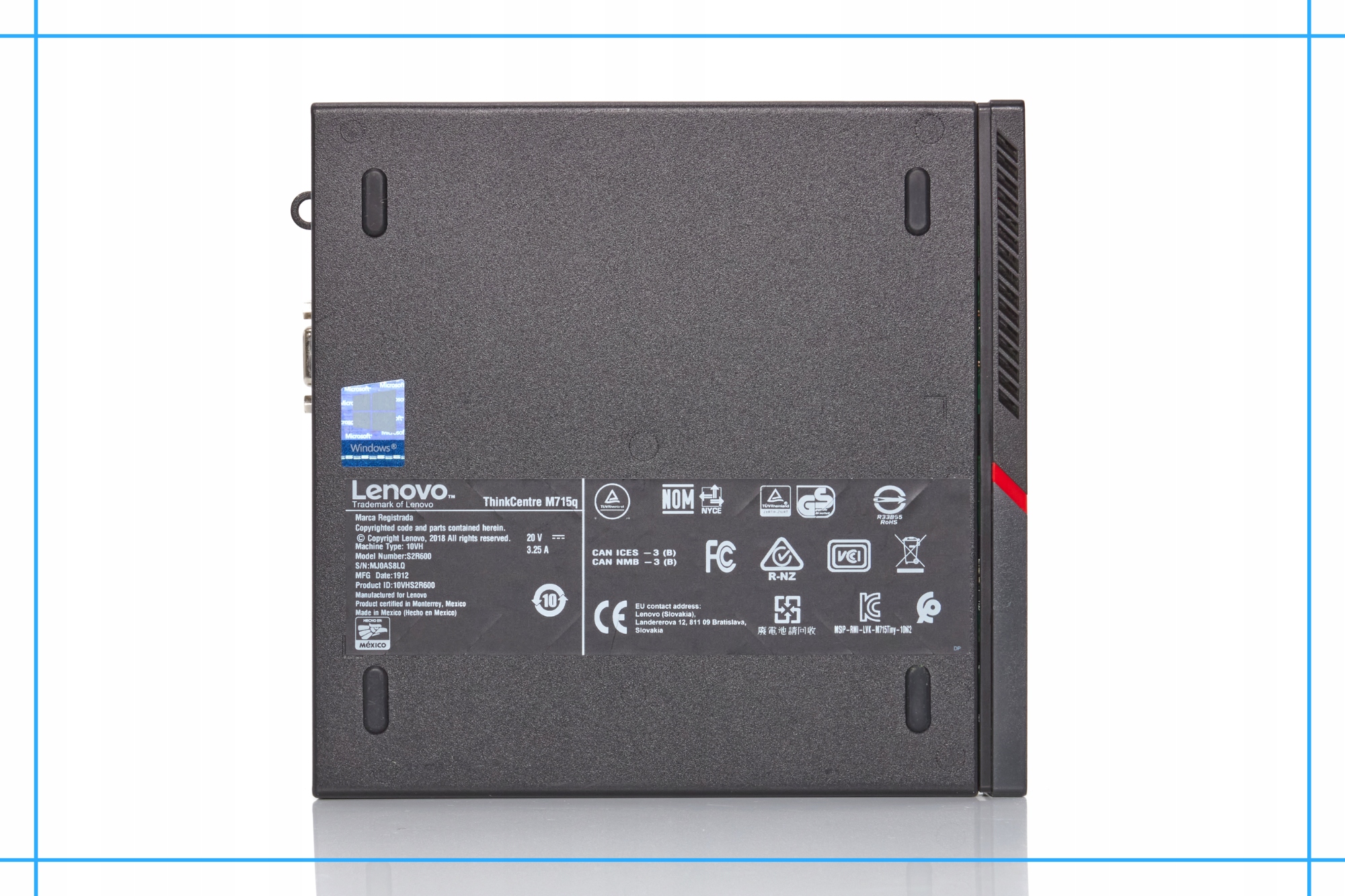 42:Lenovo M715q Ryzen 5 メモリ16GB　ストレージ新品 ThinkCentre 【miniデスクトップ】中古デスクトップパソコン